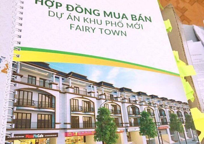 Dự án khu phố mới fairy Town trung tâm thành phố Vĩnh Yên, chiết khấu 8%, hỗ trợ lãi suất 0%