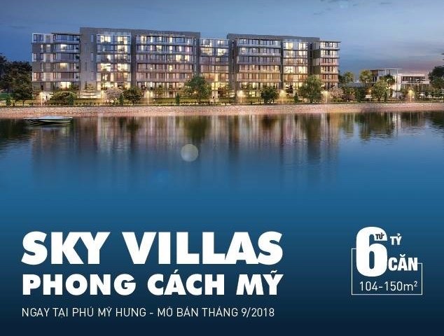 Biệt thự trên không phong cách Mỹ Sky Villas Jamona duy nhất và độc nhất ở Việt Nam, giá từ 6 tỷ