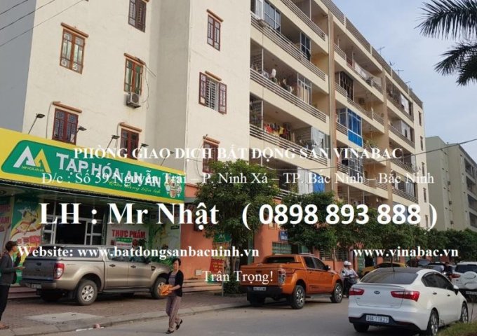 Sang nhượng chung cư Hòa Long, 2 phòng ngủ, 1 vệ sinh, phường Kinh Bắc, TP Bắc Ninh