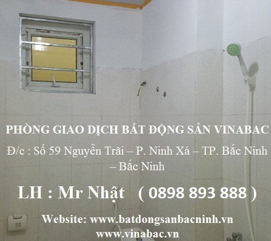Sang nhượng chung cư Hòa Long, 2 phòng ngủ, 1 vệ sinh, phường Kinh Bắc, TP Bắc Ninh