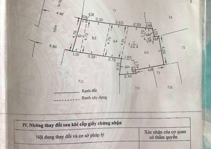 Nhà hẻm 157/ Mai Xuân Thưởng, 4.8x13.5m, nở hậu 5.5m, 1 trệt, 1 lửng, 2 lầu và sân thượng, nhà đẹp
