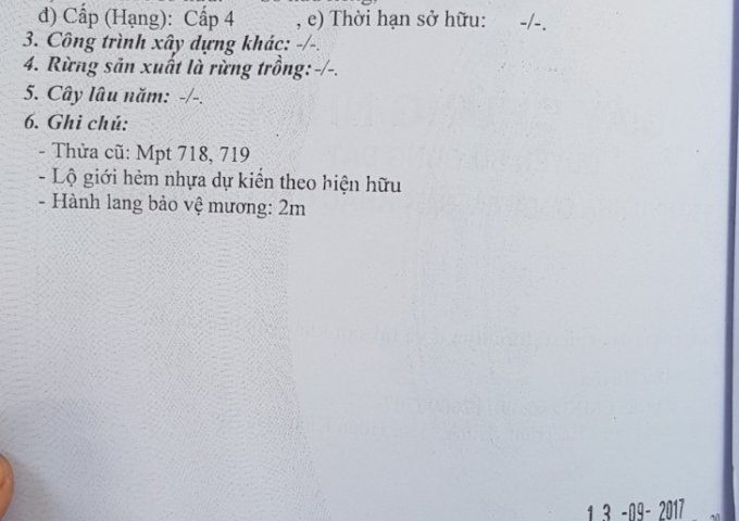 Bán đất hẻm 63 đường Số 9, Trường Thọ, Thủ Đức