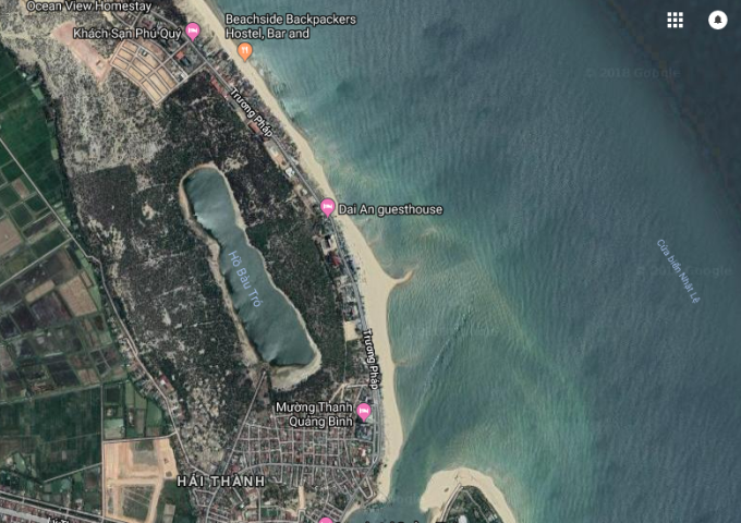 Bán đất biển đường Trương Pháp, Đồng Hới, Quảng Bình. DT 400m2, view trực diện biển