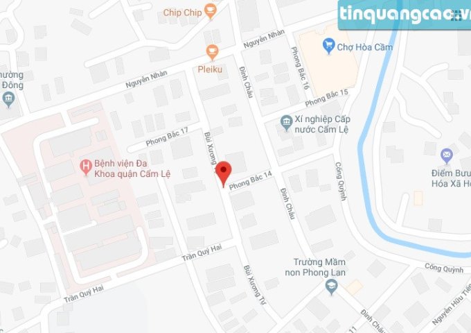 Bán đất mặt tiền đường Bùi Xương Tự, phường Hòa Thọ Đông, quận Cẩm Lệ