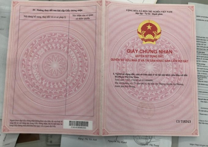 Bán đất mặt đường 351 Cầu Đen, Đặng Cương, An Dương, Hải Phòng. Giá 17 triệu/m.