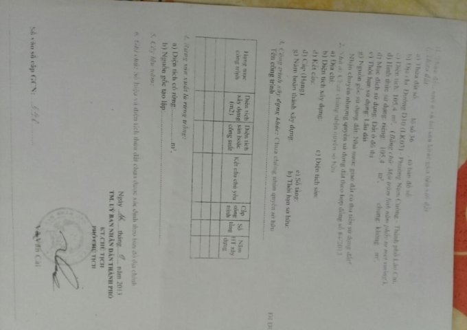 BÁN NHÀ PHỐ CAO XUÂN QUẾ, THÀNH PHỐ LÀO CAI, TỈNH LÀO CAI.