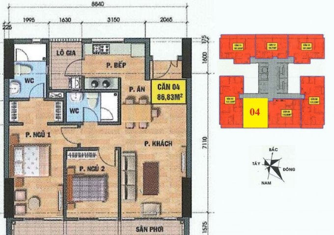 Bán căn hộ 2304 VP4 bán đảo Linh Đàm, 92m2, giá 3,3 tỷ, đủ nội thất cao cấp