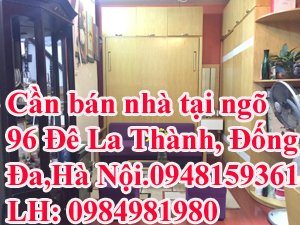 Cần bán nhà tại ngõ 96 Đê La Thành, Đống Đa, Hà Nội