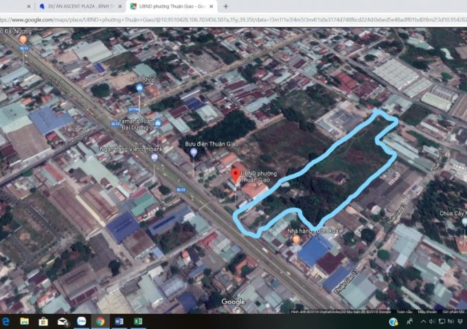 Bán đất nền Bình Dương, mặt tiền Quốc lộ 13, kế ủy ban nhân dân xã Thuận Giao