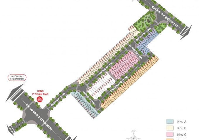 Bán đất nền Bình Dương, mặt tiền Quốc lộ 13, kế ủy ban nhân dân xã Thuận Giao