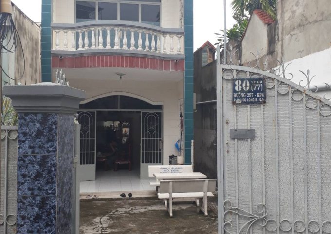 Cần bán nhà mặt tiền số 80 đường 297, Phường Phước Long B, Quận 9, HCM
