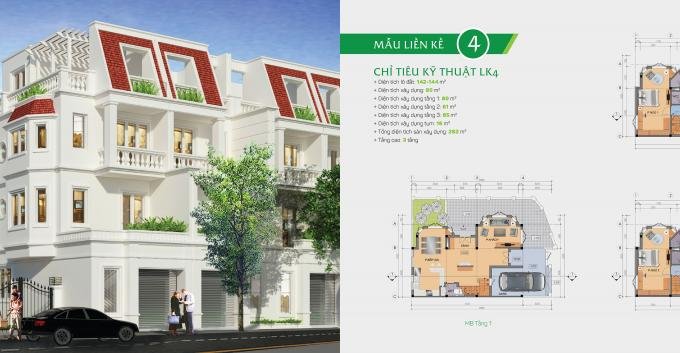 Bán liền kề biệt thự Tây Mỗ Residence – Constrexim 1