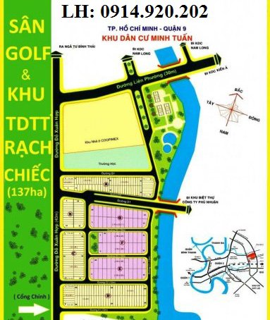 Bán nền đất biệt thự KDC Hoàng Anh Minh Tuấn, phường Phước Long B, Quận 9, lô F diện tích 10x25m