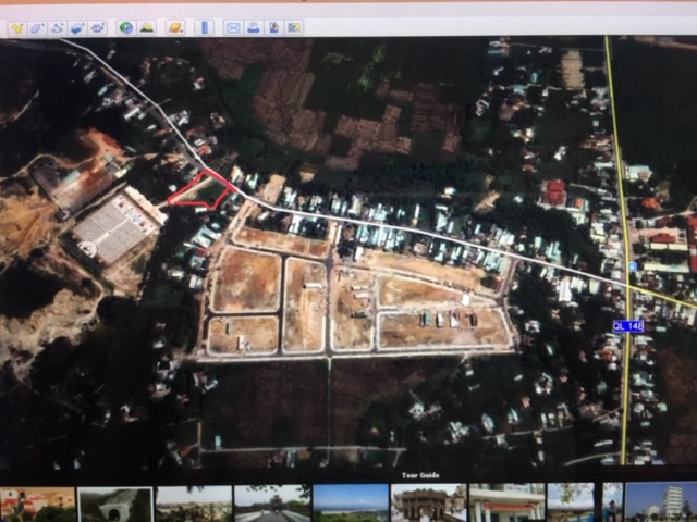 Bán đất mặt tiền 40m, đường DH8 (Đường đi KDL Suối khoáng Phước Nhơn, Đồng Xanh – Đồng Nghệ), Hòa Khương