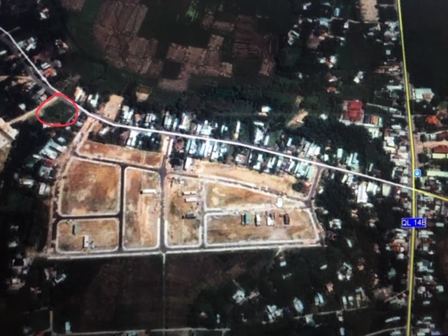 Bán đất mặt tiền 40m, đường DH8 (Đường đi KDL Suối khoáng Phước Nhơn, Đồng Xanh – Đồng Nghệ), Hòa Khương