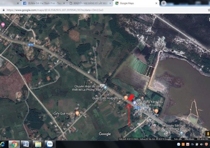 Bán đất tại Đường Quốc Lộ 1, Phong Điền,  Thừa Thiên Huế diện tích 250m2  giá 2.2 Triệu/m²
