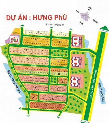 Cần bán gấp 1 nền đất đẹp dự án Hưng Phú, Quận 9, HCM, LH: 0938.795.903