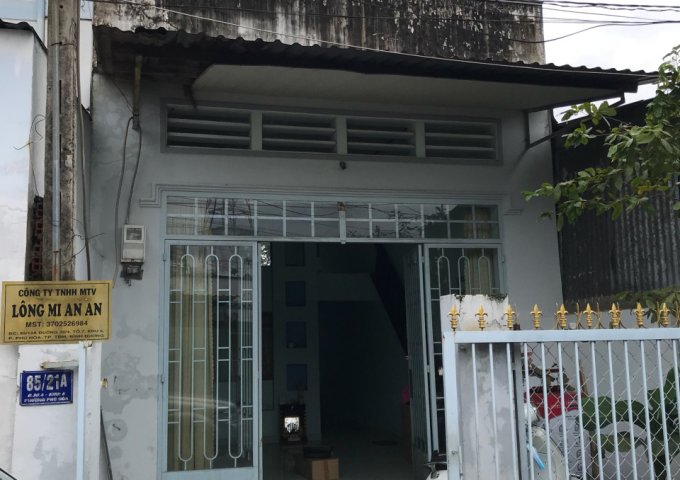 Bán nhà hẻm 85 đường 30/4, Phú Hòa, Thủ Dầu Một, Bình Dương, 4.7x16m