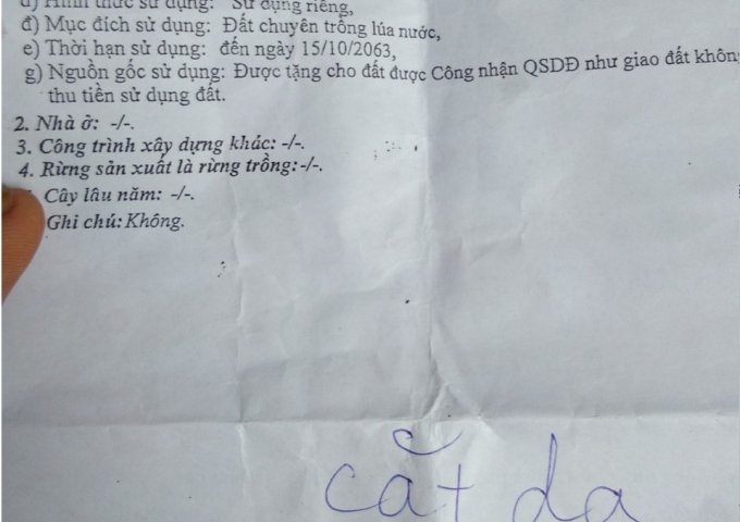 Bán đất tại Xã Phước Lại, Cần Giuộc,  Long An diện tích 3002m2  giá 450 Triệu