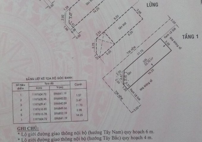 Bán nhà 133/38 Cống Lỡ, P. 15, Tân Bình, DT 4x14m, lửng, 3 lầu