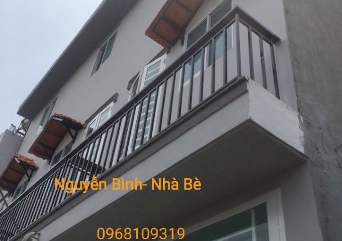 Nhà 2 lầu vị trí mặt tiền xe hơi trước nhà ở đầu đường Nguyễn Bình, Nhà Bè, 0968109319
