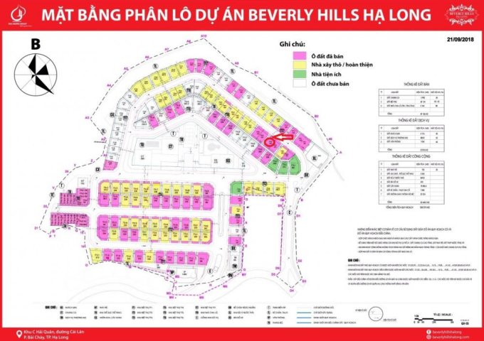 Bán đất biệt thự đã có móng lô 4 khu TT6 dự án Beverly Hills Hạ Long, giá 28 tr/m2