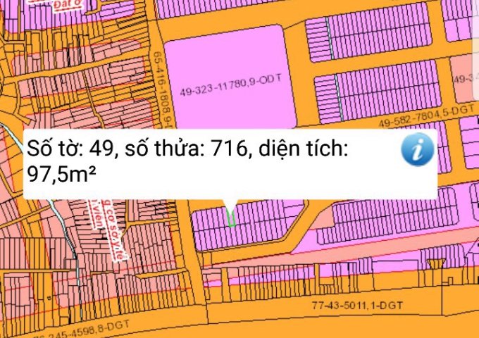 Bán đất phường Long Bình Tân, khu dân cư Phú Thịnh