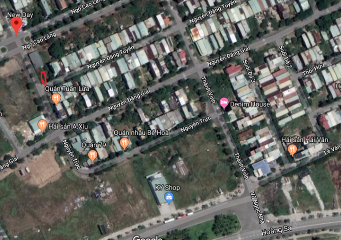 Bán đất 2 mặt tiền đường Nguyễn Trực, Nguyễn Đăng Tuyển, Sơn Trà, Đà Nẵng