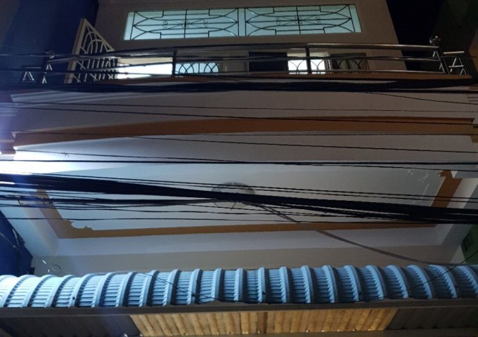 Nhà lầu mới hẻm 77B Phạm Ngũ Lão (hẻm 54 Hùng Vương). Thổ cư 100%, giấy hồng hoàn công