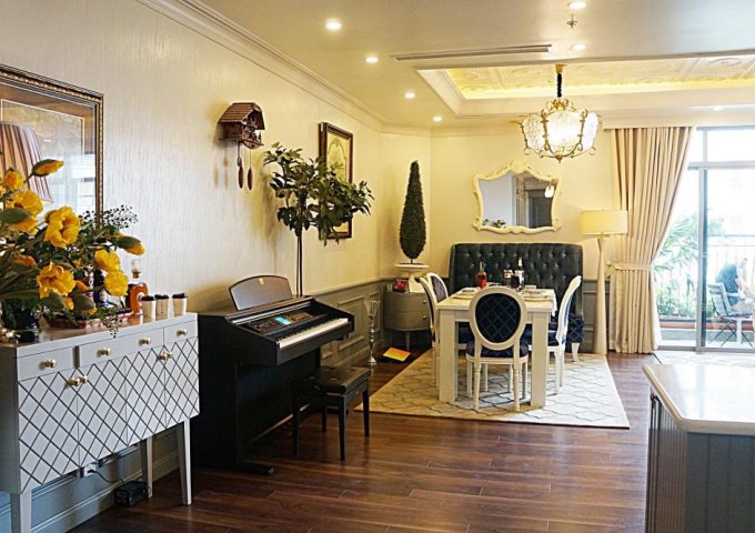 Cho thuê chung cư Tân Hoàng Minh 36 Hoàng Cầu, 3PN, 128m2, giá 16 tr/th, đủ đồ đẹp