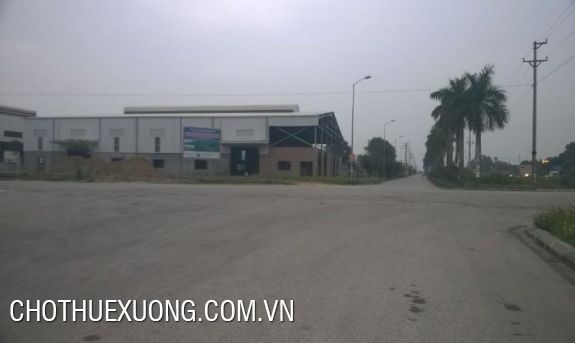 Chính chủ cho thuê xưởng mới xây tại KCN Khai Sơn Thuận Thành Bắc Ninh DT 1010m2 