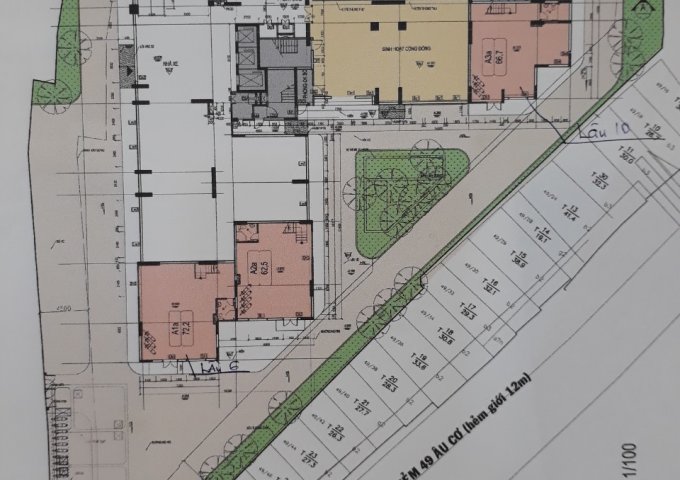 Bán căn góc 8.03 chung cư Thới Bình, 80m2, 2 PN, 2.4 tỷ