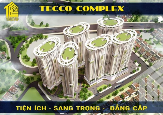 Bán gấp căn hộ chung cư Tecco giai đoạn đầu, 11tr6/m2