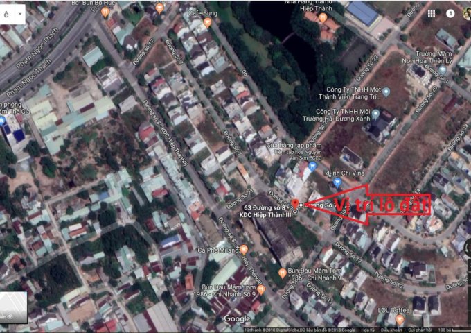 Bán đất nền dự án tại Khu dân cư Hiệp Thành III - Thị xã Thủ Dầu Một - Bình Dương Giá: 4,2 tỷ  Diện tích: 140m² 