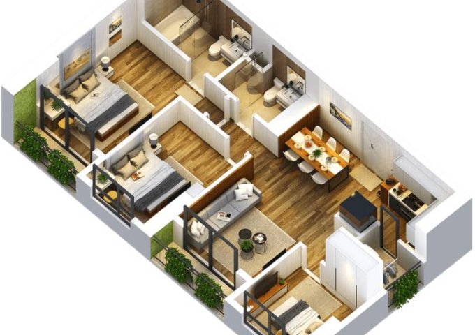 Bán căn hộ chung cư tại dự án Anland Nam Cường, Hà Đông, Hà Nội, diện tích 89.19m2, giá 2.4 tỷ