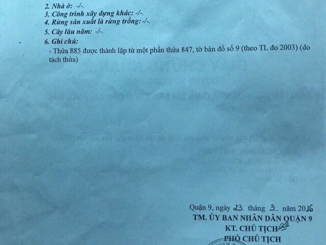 Cần bán nền hẻm 97 Bưng Ông Thoàn, P. Phú Hữu, Quận 9, cạnh villa Park của MIK