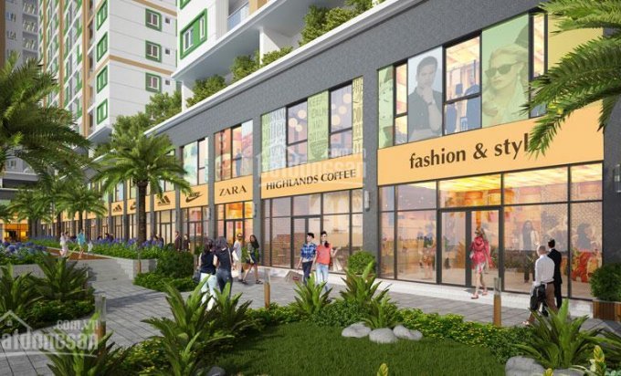 Cho thuê shophouse khu RichStar ngay mặt tiền 278 Hòa Bình, khu cao cấp Novaland, giá 35tr/100m2