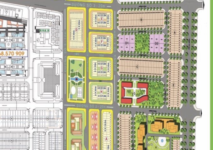 Bán lô đất đường Số 1 khu dân cư Phú Mỹ Chợ Lớn