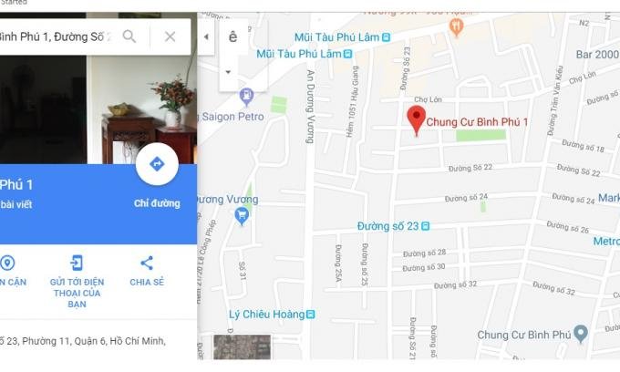 Bán căn hộ tầng 7 chung cư Bình Phú 1, Quận 6, TP HCM, 61.1m2, giá 1.6tỷ