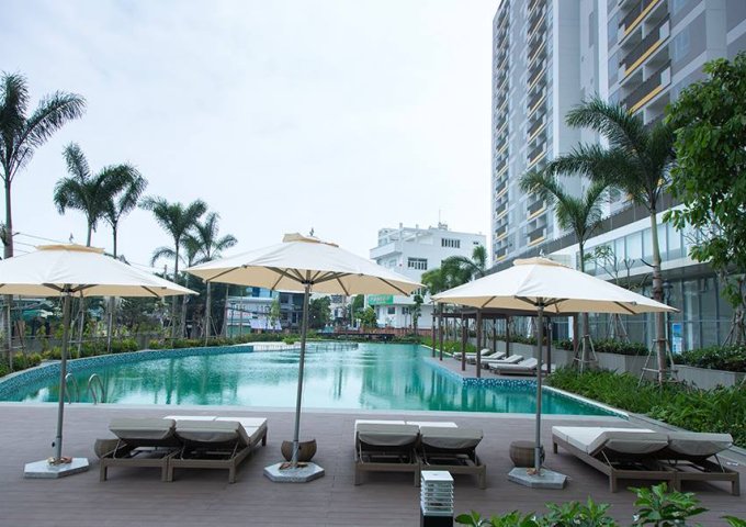 Cho thuê căn hộ 2PN view hồ bơi Opal Garden ngay Phạm Văn Đồng