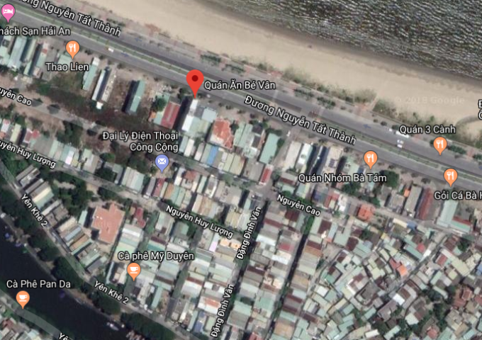 Bán đất 2 mặt tiền tại Đường Nguyễn Tất Thành, Thanh Khê, Đà Nẵng diện tích 225m2 giá 23.6 Tỷ
