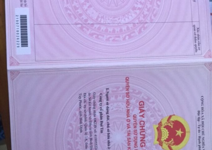 cuối năm cần bán gấp đất nền tại KDC vĩnh liêm tx an nhơn.