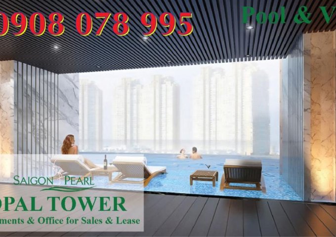 Bán căn hộ 2 PN Opal Tower (Saigon Pearl) Nguyễn Hữu Cảnh, Bình Thạnh, giá gốc chủ đầu tư