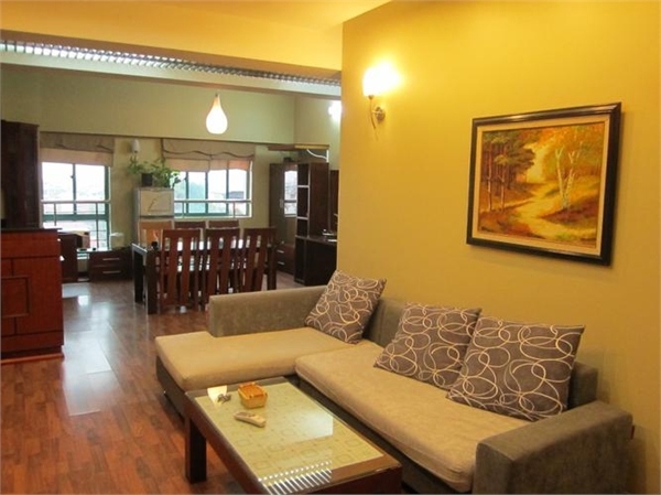 Cho thuê CHCC Hacisco, Nguyễn Chí Thanh, 3PN, nội thất cơ bản, 12tr/th