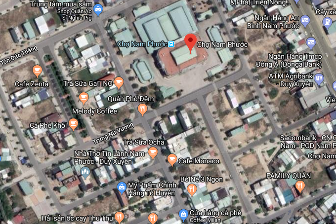 Bán đất chợ nam phước  Đường Trưng Nữ Vương,  Duy Xuyên, Quảng Nam diện tích 121m2 giá 3.3 Tỷ. chính chủ