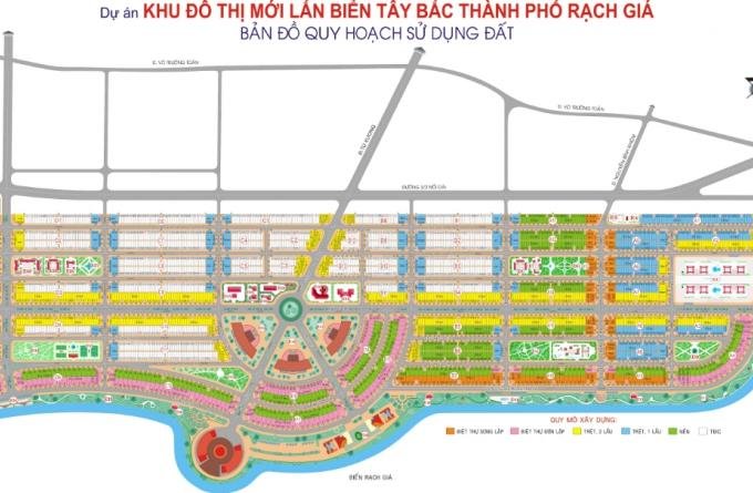 Bán nhà hoàn thiện khu đô thị lấn biển tây bắc rạch giá kiên giang