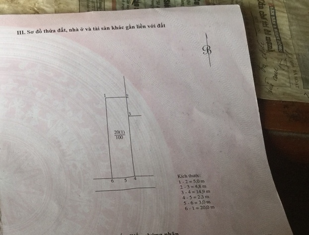 Bán 100m2 đất Phú Thị, Gia Lâm, Mặt tiền 5,3m, tặng nhà 2 tầng mới xây. -