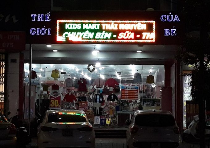 Cho thuê cửa hàng mặt tiền đẹp, tiện kinh doanh tại TP. Thái Nguyên.