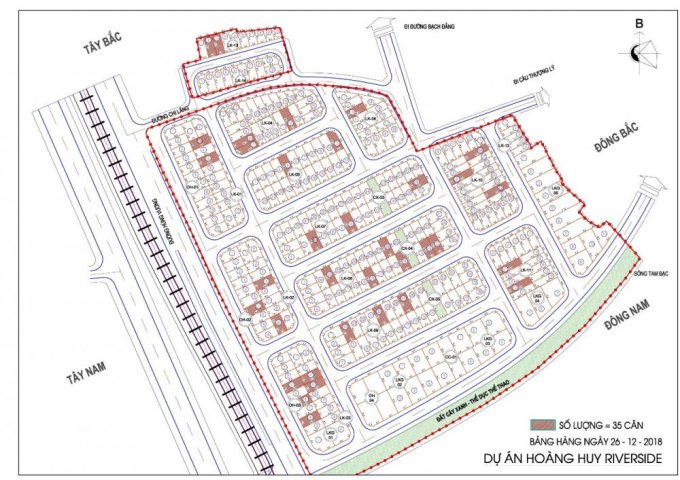Mở bán dự án Hoàng Huy Riverside, Cầu Quay, Hùng Vương, Hồng Bàng. 26/1/2018