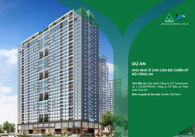 Mua nhà ở ngay | Chung cư nhà ở xã hội cán bộ chiến sỹ Bộ Công An, 43 Phạm Văn Đồng, Giá 1,5 tỷ